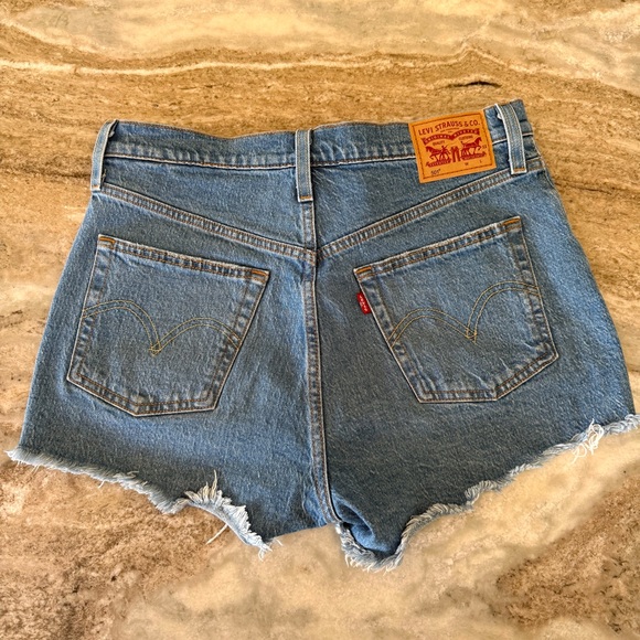 Levi's Blue Jean Shorts - Picture 1 of 4